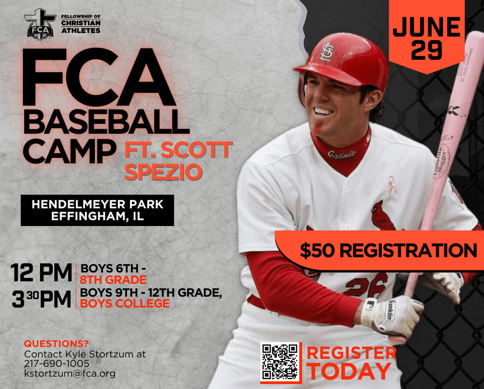 SCIL Baseball Camp ft Scott Spezio flyer