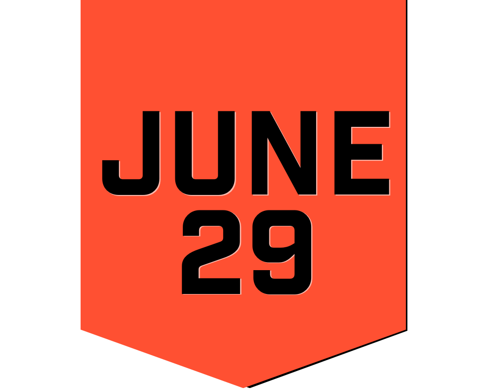 orange date banner