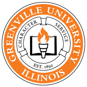 orange circular greenville university logo